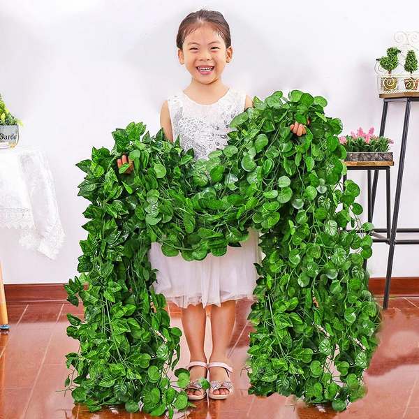 6pcs Artificial Ivy Leaves Plants Garland Plant Vines Fake Flowers